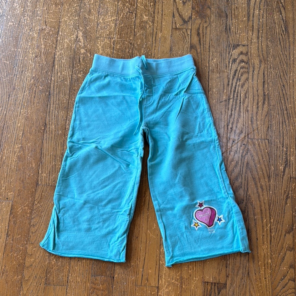 MUDD girls french terry crop pants. Size M (10/12)